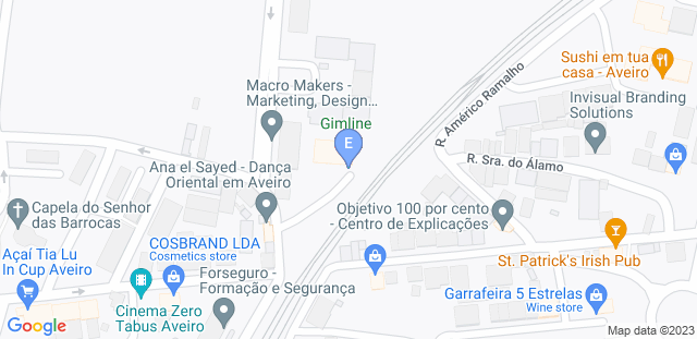 Map to Escola Delariva de Jiu-Jitsu - Aveiro